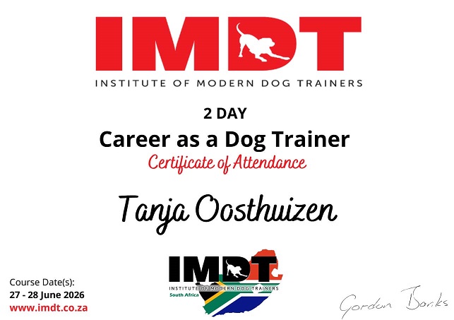 Dog Trainer Certification Sits Happn